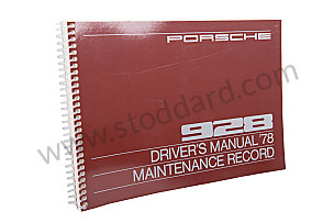 USER AND TECHNICAL MANUAL FOR YOUR VEHICLE IN ENGLISH 928 1978 WRITTEN IN ENGLISH (WKD467620)