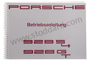 USER AND TECHNICAL MANUAL FOR YOUR VEHICLE IN GERMAN 928 1991 WRITTEN IN GERMAN (WKD92801091)