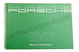 USER AND TECHNICAL MANUAL FOR YOUR VEHICLE IN FRENCH 924 S 1987 INSCRIPTION IN FRENCH (WKD92403087)
