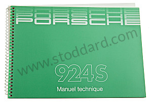 USER AND TECHNICAL MANUAL FOR YOUR VEHICLE IN FRENCH 924 S 1986 INSCRIPTION IN FRENCH (WKD92403086)