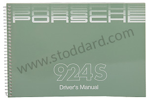 USER AND TECHNICAL MANUAL FOR YOUR VEHICLE IN ENGLISH 924 S 1987 WRITTEN IN ENGLISH (WKD92402087)