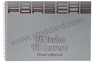 USER AND TECHNICAL MANUAL FOR YOUR VEHICLE IN ENGLISH 911 CARRERA 911 TURBO 1989 WRITTEN IN ENGLISH (WKD91102089)