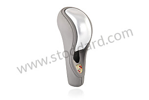 SELECTOR LEVER graphite grey / graphite grey (C50) / OPTION: TIPTRONIC SELECTOR LEVER IN ALUMINIUM/LEATHER (Option code: IX46) (99642698111C50)