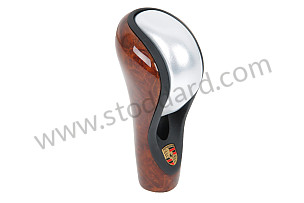 SELECTOR LEVER OPTION: TIPTRONIC SELECTOR LEVER IN LIGHT BURR MAPLE/ALUMINIUM (Option code: IX65) (99642698112)