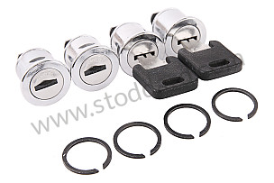 ROOF RACK LOCK SET FRONT (95553805000)