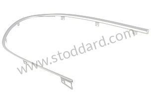 MOULDING satin aluminium / satin aluminium (4W9) / LEFT / OPTION: ALUMINIUM PACKAGE VERSION 2 (Option code: IQJ4) (955559195004W9)
