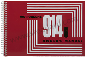 USER AND TECHNICAL MANUAL FOR YOUR VEHICLE IN ENGLISH 914-6 1971 WRITTEN IN ENGLISH (WKD462720)