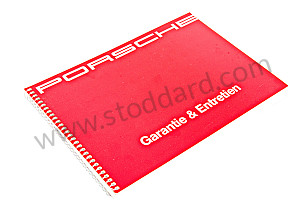 SERVICING AND GUARANTEE BOOKLET IN FRENCH  1991 INSCRIPTION IN FRENCH (WKD90003091)
