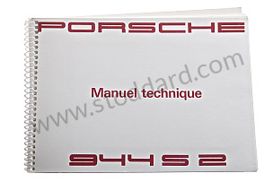 USER AND TECHNICAL MANUAL FOR YOUR VEHICLE IN FRENCH 944 1991 INSCRIPTION IN FRENCH (WKD94403091)
