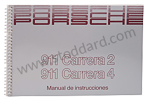 USER AND TECHNICAL MANUAL FOR YOUR VEHICLE IN SPANISH 911 CARRERA 2 / 4 1990 WRITTEN IN SPANISH (WKD96405090)