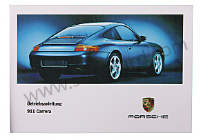 USER AND TECHNICAL MANUAL FOR YOUR VEHICLE IN GERMAN CARRERA COUPE CABRIO 996 1998 WRITTEN IN GERMAN (WKD99611098)