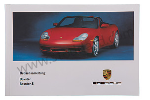 USER AND TECHNICAL MANUAL FOR YOUR VEHICLE IN GERMAN BOXSTER BOXSTER S 2001 WRITTEN IN GERMAN (WKD98601001)