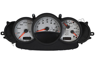 INSTRUMENT CLUSTER Left-hand drive / rally black / rally black (70C) / OPTION: SPEEDOMETER BACK PLATE IN INTERIOR COLOUR / ALUMINIUM (Option code: IX71), OPTION: ON-BOARD COMPUTER (Option code: M659) (9866419817670C)