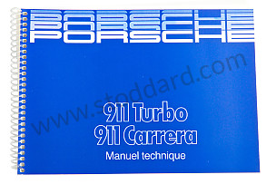 USER AND TECHNICAL MANUAL FOR YOUR VEHICLE IN FRENCH 911 CARRERA 911 TURBO 1987 INSCRIPTION IN FRENCH (WKD91103087)