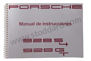 USER AND TECHNICAL MANUAL FOR YOUR VEHICLE IN SPANISH 928 1991 WRITTEN IN SPANISH (WKD92805091)