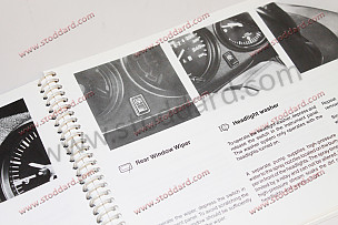 Driver's Owners Manual For 1985 911 WRITTEN IN ENGLISH (WKD473221)
