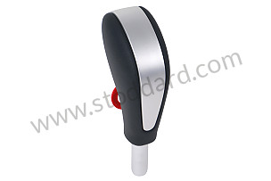GEARSHIFT KNOB sherwood green / sherwood green (PCV) / LEATHER / OPTION: GEAR SELECTOR KNOB + GRIP IN LEATHER GEAR LEVER IN LEATHER / ALUMINIUM (Option code: I6Q2) (95542606900PCV)