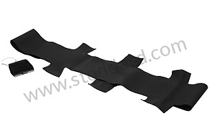 LEATHER COVER KIT FOR 3-SPOKE STEERING WHEEL BLACK / BLACK (99A000087440)