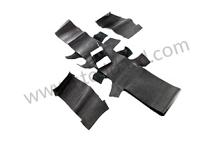LEATHER COVER KIT FOR 4-SPOKE STEERING WHEEL BLACK / BLACK (99A000087441)