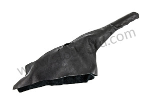 LEATHER TRIM FOR HANDBRAKE LEVER AND HANDLE (FOR ASSEMBLY WITH LEVER ON EITHER SIDE) BLACK / BLACK (99A000087447)