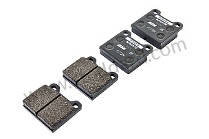FERODO 2500 SPORTS FRONT BRAKE PADS SET OF 4 (99A000087494)