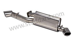 SPORTS STAINLESS STEEL FINAL SILENCER 2 OUTLETS LEFT-RIGHT  (99A000087639)