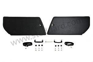 PAIR OF RS73 DOOR PANELS COMPLETE KIT / BLACK / BLACK (99A000087668)