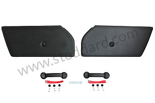 PAIR OF RS92 LEATHER DOOR PANELS COMPLETE KIT (99A000087672)