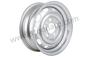 PERFORATED DISC WHEEL ET 36 MM / METALLIC SILVER / METALLIC SILVER (M72) / 6 X 15 INCHES (A91136102100)