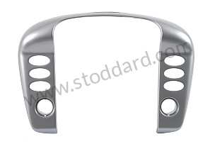 TRIM FOR SWITCH Left-hand drive / gt silver grey / gt silver grey (M7Z) / Lacquer / OPTION: SPECIAL "50TH ANNIVERSARY SPYDER" MODEL (Option code: M091) (98655223302M7Z)