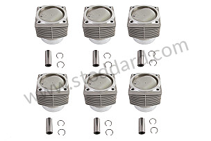 CYLINDER WITH PISTONS FOR MODEL WITH CATALYTIC CONVERTER / MAHLE ASSEMBLY / 217 HORSEPOWER (A93010399091)