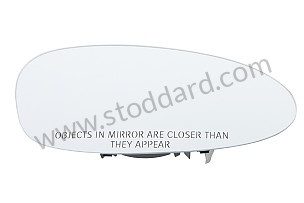 MIRROR GLASS Left-hand drive / CONVEX / RIGHT (99773103816)