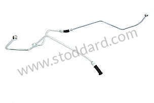 Fuel Line From Late Pump To Solex 40PII Carb -Slip Fitting At Pump  (61610805900)