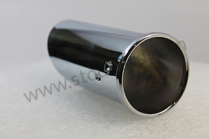 Chrome Exhaust Exit Tip For 912 (1965-69) Diam&egrave;tre int&eacute;rieur  55 MM (61611124701)