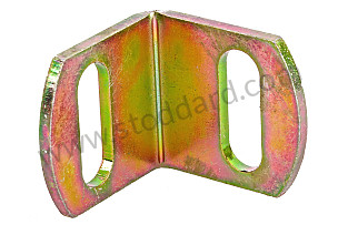 Exhaust Elbow 90-Degree Bracket For 356.  (61611125701)