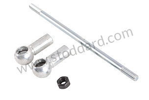 Accelerator Pushrod With Ball Sockets. 356A, 356B, 356C  (NLA23016)