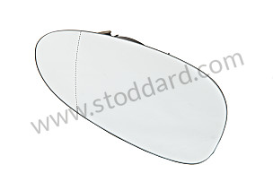 MIRROR GLASS Left-hand drive / ASPHERICAL / LEFT / OPTION: DOOR MIRRORS-ASPHERICAL-DRIVER'S SIDE,ELECTRICALLY ADJUSTABLE AND HEATABLE (Option code: I271) (99773103511)