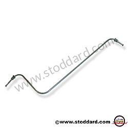 Right Front Steel Brake Line For 356A, 356B, And 356C FRONT RIGHT (NLA42314)