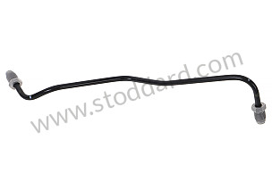 BRAKE LINE FRONT LEFT / OPTION: FRONT DISC BRAKE DISC DIAMETER 19 INCHES  (368MM) BRAKE CALLIPER PAINTED RED (Option code: I1LH), OPTION: ENGINE WITH INCREASED POWER 540HP (Option code: IE81) (95535558150)