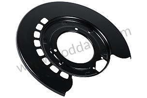 SUPPORTING PLATE REAR RIGHT / OPTION: ENGINE WITH INCREASED POWER 368 KW (Option code: IE81), OPTION: TURBO S (Option code: IE8A) (95535280250)