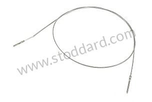 2015mm Clutch Cable For Late 356A, All 356B T5, And Early 356B T6 Models  (NLA42340100)