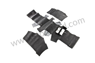 LEATHER COVER KIT FOR 4-SPOKE STEERING WHEEL BLACK / BLACK / 380 MM (99A000098216)
