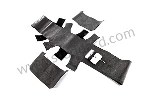 LEATHER COVER KIT FOR 4-SPOKE STEERING WHEEL BLACK / BLACK (99A000098217)