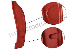 Lockpost, Left, For Low 3 Hole Striker For 356A T2 Coupe Models 3 HOLES / LEFT (SMS50204101)