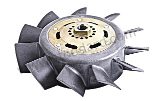 Cooling Fan Impeller, 11 Blade For 911 1974-1989 245 MM (93010601201)
