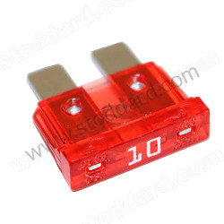 Blade-Style Fuse, Red, 10 Amp 10 AMPERE (N0171315)
