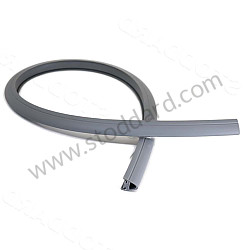 Grey Side Glass Seal On Convertible Top For All 356 Cabriolet LEFT OR RIGHT (64454209520)