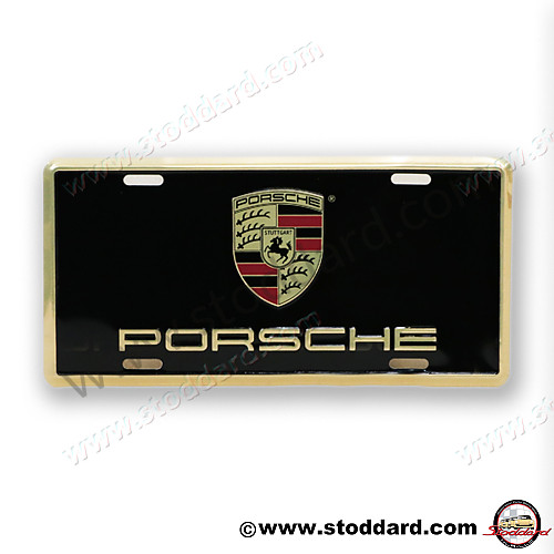 PNA701005 - **Porsche Crest License Plate. Porsche Boutique Item. for Porsche 