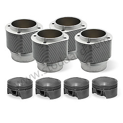LN 356 912 86mm 1720cc Piston Cylinder Set 60.5-63.5cc Combustion Chambers  (PS86004N)