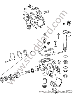 STEERING BOX for Porsche 356A &bull; 1957 &bull; 1600 S (616/2 T2) &bull; Coupe A T2 &bull; Manual Gearbox, 4 Speed